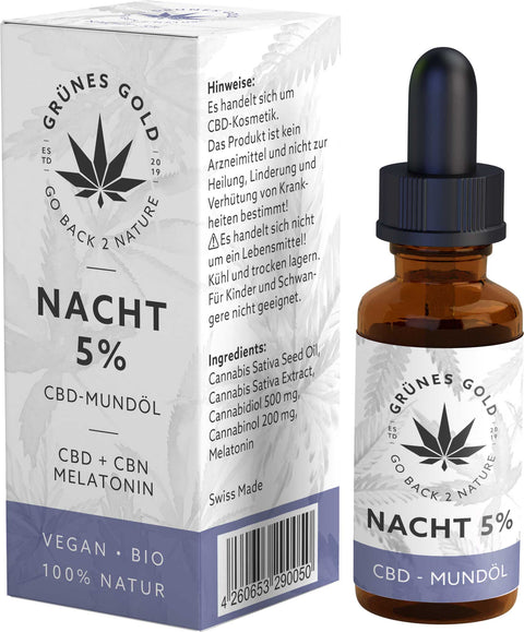 5% CBD-Öl Nacht