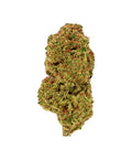 CBD Blüten 15% CBD Super Lemon 5g, längliche gelbgrüne Blüte mit rötlichen Härchen