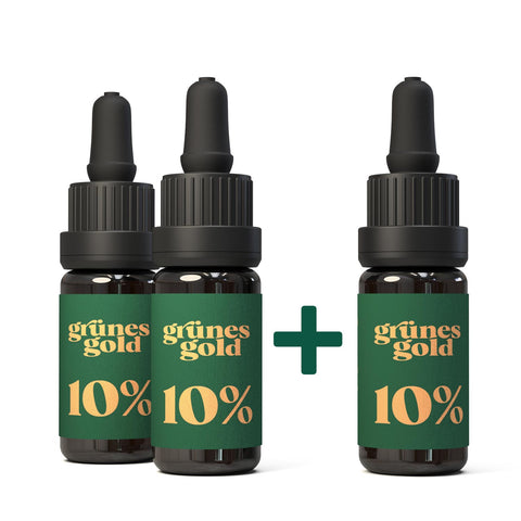 10% CBD-Öl - 2+1 GRATIS