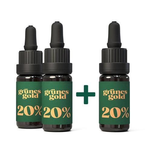 20% CBD-Öl - 2+1 GRATIS