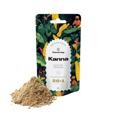 Kanna Sceletium Tortuosum 20:1 Powder Extrakt