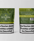 Ritual Herbs Mild 10g Vorder- und Rückseite des grünen Beutels mit Inhaltsangaben