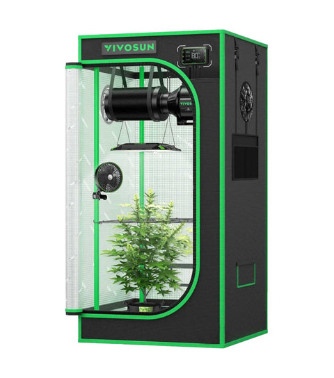 Smart Growbox Komplettset S für 1-2 Pflanzen (60x60x160 cm)